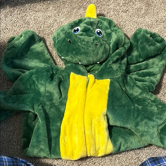 Costumes | Green And Yellow Dinosaur Kids Costume | Poshmark